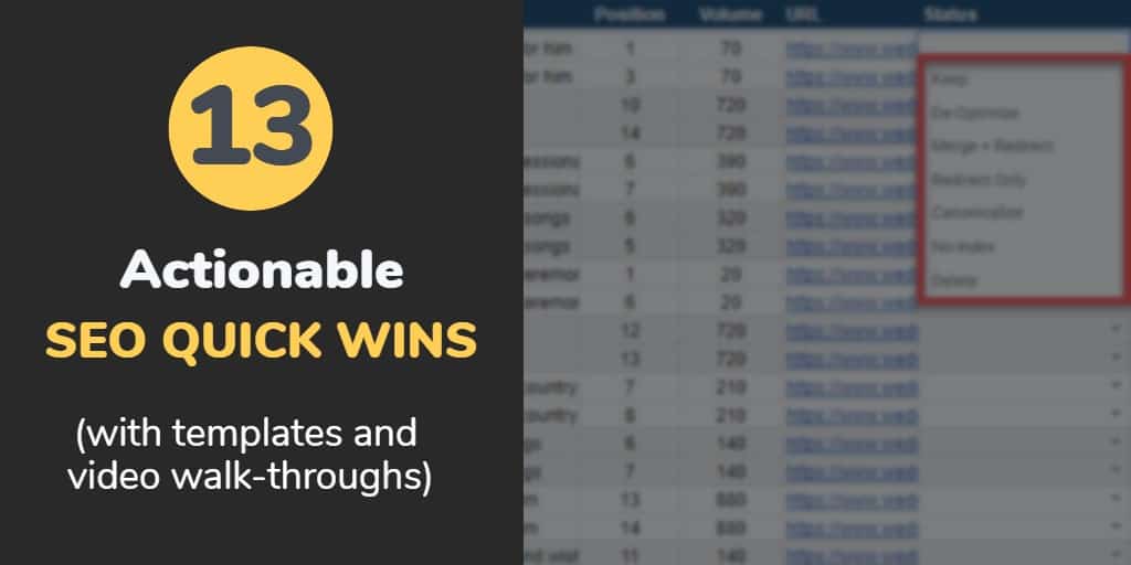 Quick SEO Wins feature image