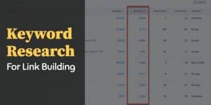 Keyword Research for Link Building